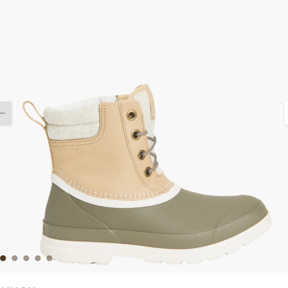 Muck Boots Women's Leather Winter Duck Boots Waterproof